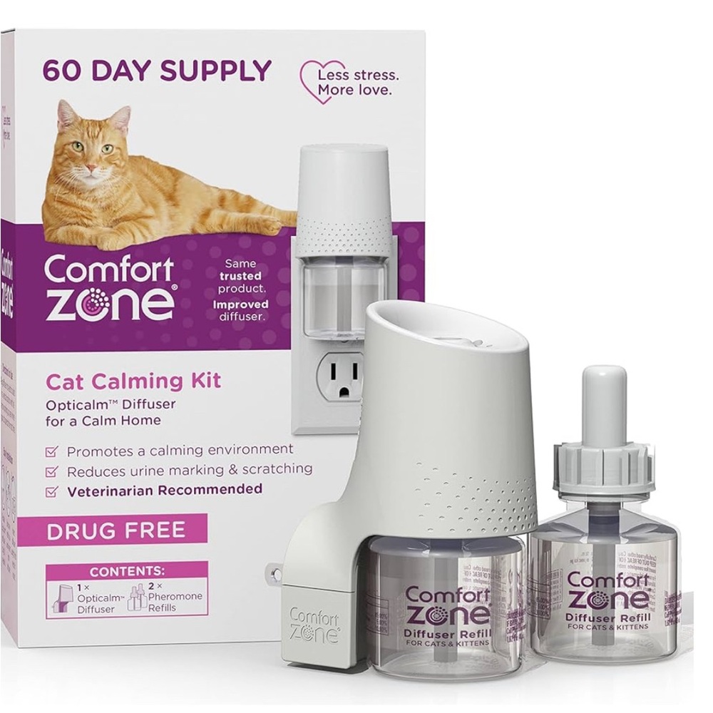 Comfort Zone Cat Calming Kit 60 Day Supply (drug free)